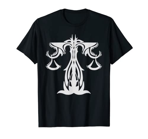 Camiseta tribal del símbolo del zodiaco Libra Camiseta