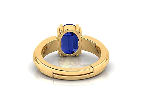 Bague saphir bleu ajustable en argent, la solution idéale pour un ajustement parfait - 5