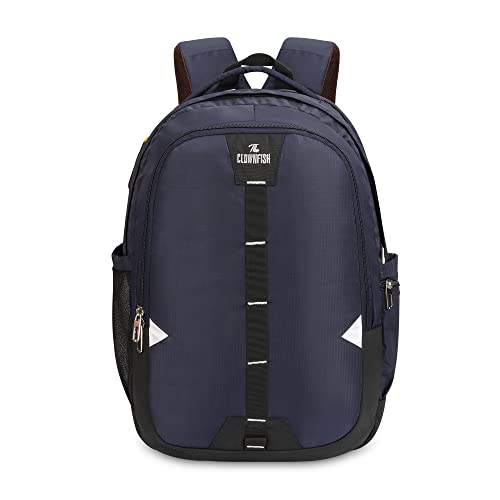 See full amazon price history chart for The Clownfish Arrow 48 litres Polyester Unisex 15.6 inch Travel Laptop Backpack (Ink Blue) The Clownfish Arrow 48 litres Polyester Unisex 15.6 inch Travel Laptop Backpack (Ink Blue) (B097976BP9) Amazon Price History, Amazon Price Tracker