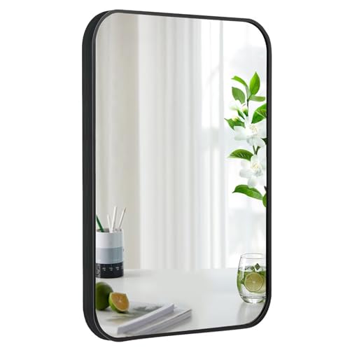 TOTOZAKUL-Bathroom-Wall-Mirror-for-Over-Sink-16x24inch-Wall-Mounted-Vanity-Mirror-for-Bedroom-LivingDining-Room-Modern-Rectangle-Black-Framed-Hanging-Makeup-Mirrors