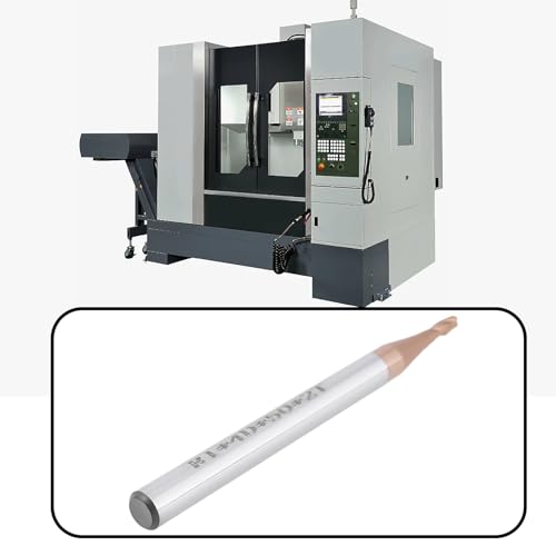 Briny River 2 Stück 2 Mm Kugelkopffräser AlTiN-beschichtetes HRC55-Hartmetall für CNC-Gravur