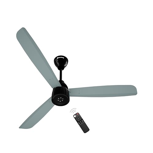 atomberg Renesa Enzel 1200mm BLDC Ceiling Fan with Remote Control | BEE 5 star Rated Energy Efficient Fan | High Air Delivery with LED Indicators| 3 Year Warranty (Misty Teal)