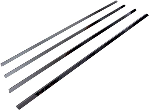 BRIGHTZ ムーヴカスタム L150S L152S L160S 超鏡面ブラックメッキステンレスウィンドウモール 4PC 【 WIN−BLA−094 】