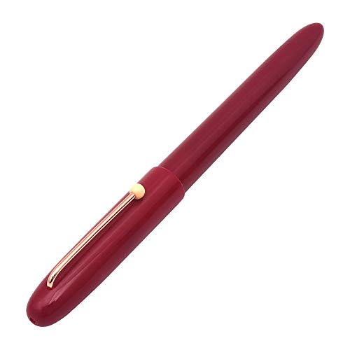 KACO RETRO Plastic Fountain Pen, Schmidt Extra Fine Nib with standard German Schmidt ink converter, standard Euro cartridge in a PP box. (Burgundy)