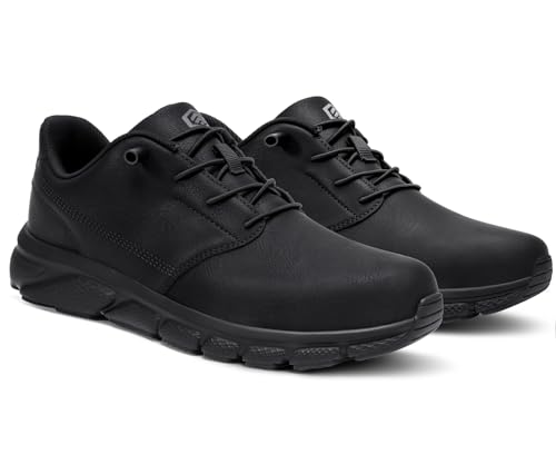 Image of LARNMERN Steel Toe Skate Shoes Men Safety Work Sneakers Wide Toe Box Barefoot Zero Drop Non Slip Shoe