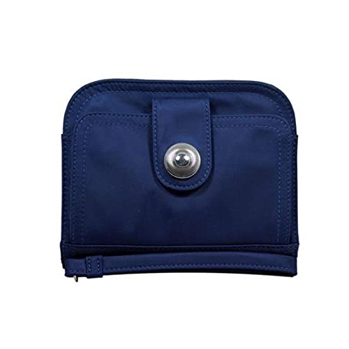 Sugar Medical - Omnipod Supply Case - Diabetic Medical Supply Carrying Case Designed for Omnipod Dash or PDM Systems w/Snap Enclosure and Test Strip Trash Can (Navy)