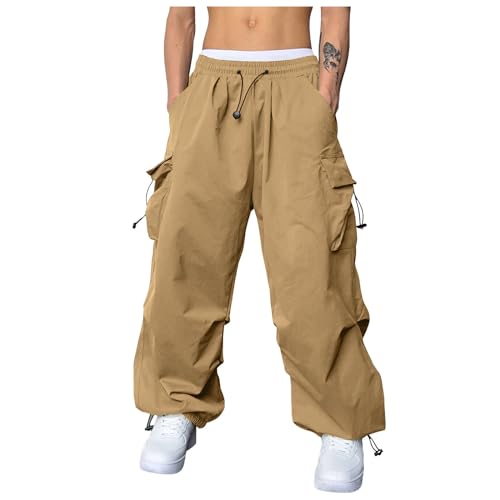 Mens Casual Waist Color Sports Hat Woven Pocket Foot Rope Solid Pants Street Cargo Tie Mens Cargo Pants Pocket