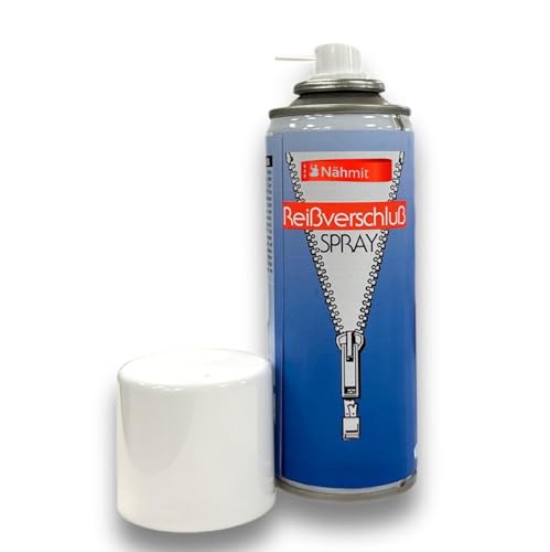 Nähmit - TRIBO - Reißverschluss Spray 200ml / Dose Gleitmittel für Reißverschlüsse an Jacken, Taschen, Koffer, Outdoor, Zelte uvm.
