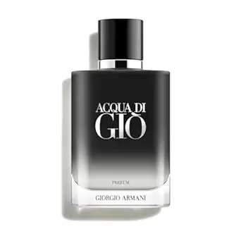 Armani Beauty - Acqua di GiΓ² - Parfum - Cologne for Men - Fresh & Woody Men's Fragrance - Bergamot, Ginger, Marine, Geranium, Rosemary, Clary Sage, Patchouli, Incense Notes