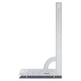 wolfcraft Escuadra universal de 500 mm I 5206000 I Para medir, trazar, dibujar y hacer cortes guiados