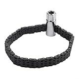 Llave de filtro de aceite de 44 nudos y 52 nudos con construcción de cadena de acero para uso a largo plazo en reparaciones automotrices (52 nudos)