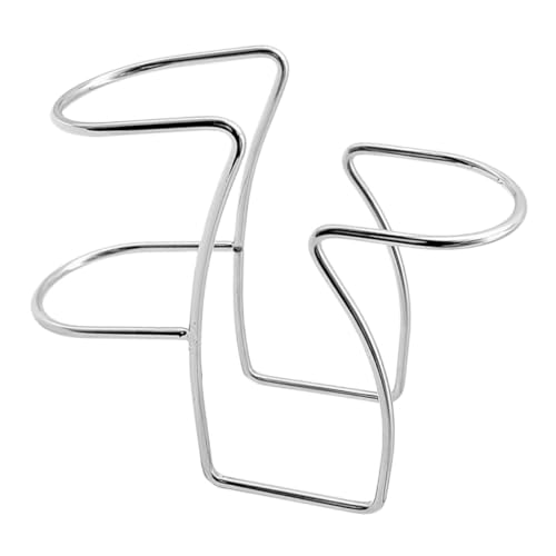 Angoily 洗濯機用属製排水ホースホルダー サポート固定具 排水パイプ安定化クリップ ステンレス製 あけ不要 簡単取り付け ユニバーサル対応