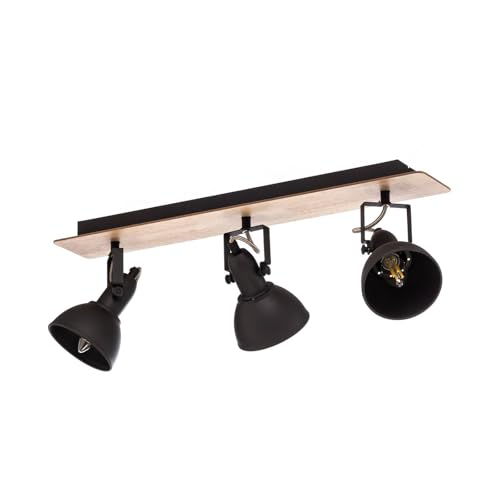 Lindby Faretto dimmerabile (Industriale) colore Marrone, in Metallo ad es. Soggiorno & Sala da pranzo Lampada incasso plafoniera applique