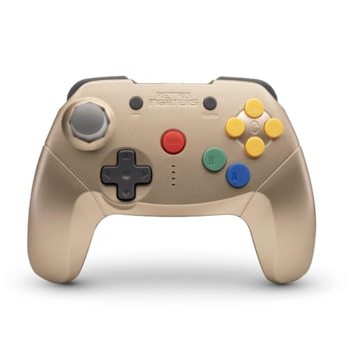 Limited Gold Brawler64 Bluetooth NSO by Retro Fighters