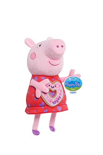 Peppa Pig Large Valentine’s Plush Stuffed Animal, Kids Toys For Ages 2 Up, Gifts And Presents #TOP2