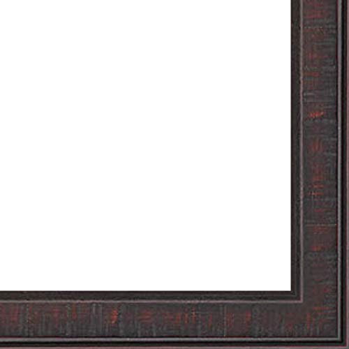 CountryArtHouse Picture Frame Moulding (Wood) 100ft bundle - Distressed/Aged Mahogany Finish - 0.75