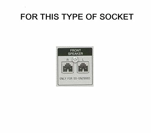 Image of 2X Red Gray White Connector Speaker Sound Wires Cords Cables Compatible with Sony Disc Deck Receiver System