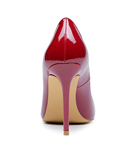 Image of Castamere Womens High Heels Pointed-Toe Slip-on Stilettos Pumps 4Inch Heel Shoes