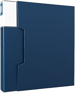 FZL02068LM Carpeta de Archivos Carpeta A4 Multicapa de 80 páginas, Libro de información con Insertos Transparentes, Material de Oficina, Carpeta for partituras. Carpeta(Blue)