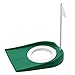 Golf Putting Cup Practice, Putting CupHole Putter Practice Trainer Tool Indoor Outdoor Plastic Golf Practice Aid with Adjustable Hole White Flag for Home Office Backyard Golfing
