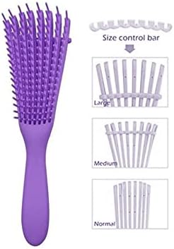 Escova de Fitagem Polvo para Cabelos Cacheados e Crespos