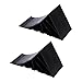 KIMISS Heavy Duty Black Wheel Chock High Stability Tire Blocks for Car Travel Trailers RV