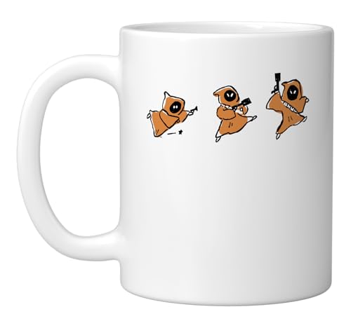 Star Wars Jawas Taza de Cerámica Blanca 11oz miniatura 1