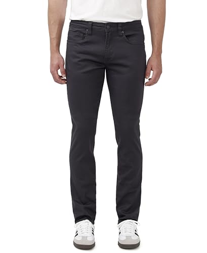 Buffalo David Bitton Men's Slim Ash Jeans, Charcoal, 38W x 32L