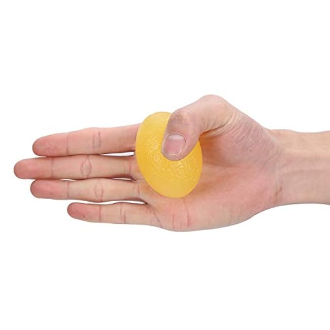 Sonew Silicone Grip Egg-Shaped Wrist Exercise Massage Grip Ball - 5pcs Fitness Rehabilitation