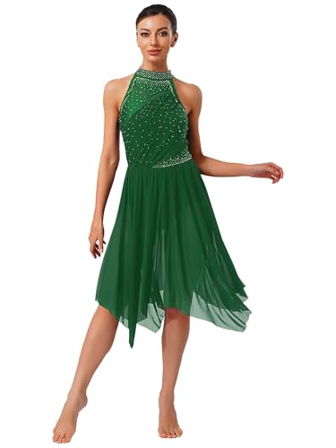 Robe de danse lyrique femme et justaucorps de gymnastique rythmique XUNZOO
