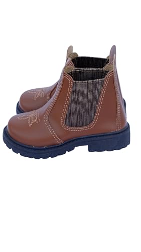 Bota botinha menino (Caramelo, BR, Criança de 4 a 8 anos, Numérico, 20)