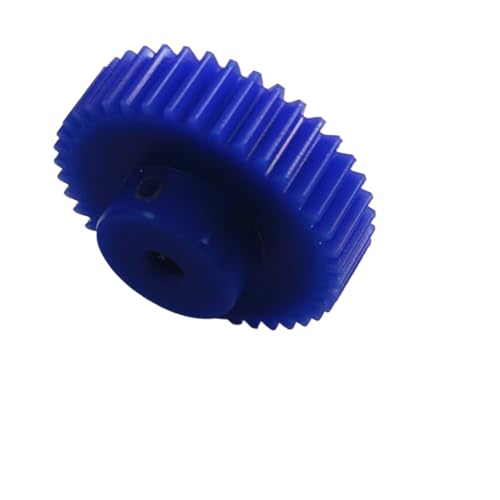 Cylindrical Drive 1pcs 1.25 Module 7mm Bore Cylindrical Gear with Step 10mm Teeth Thickness Motor Pinion 1.25M Nylon Straight Teeth Spur Gear Rack Machinery(12 Teeth)