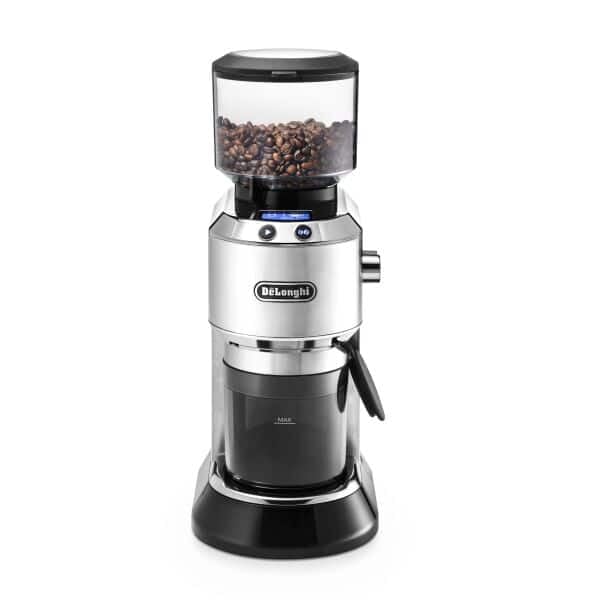 De'Longhi Dedica ECKG6821.M Kaffeemaschine mit Milchaufschäumer, Espressopumpe, 18 Mahlgradeinstellungen, Metall