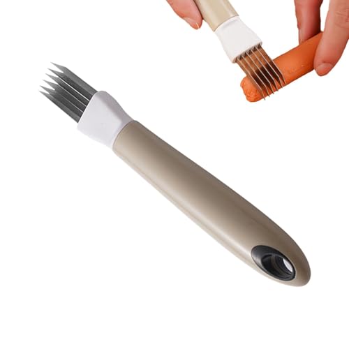 -Slicer, herramienta de rebanadora para cebolla - Multiusos -Cortador de Ajo Trituradora - Cortador de alimentos de cocina Chopper para jengibre, zanahorias, cebollas verdes y pimientos