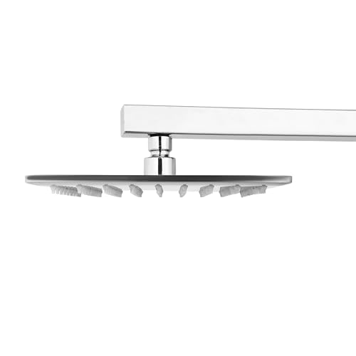 Image of SAM Shower Slim High Pressure Rainfall Showerhead Without Arm for bathroom (Amaze Round, 8 * 8)