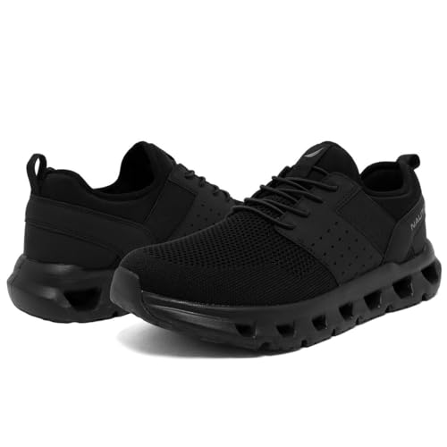 Image of Nautica Mens Running Sneakers Sport Fashion Lace-Up Athletic Soft Shoes for Gym Tennis Men - Cushioned, Breathable, Lightweight & Comfortable