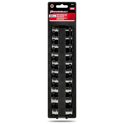 Powerbuilt 640538 1/4-Inch Drive Metric Deep Socket Set thumb #5