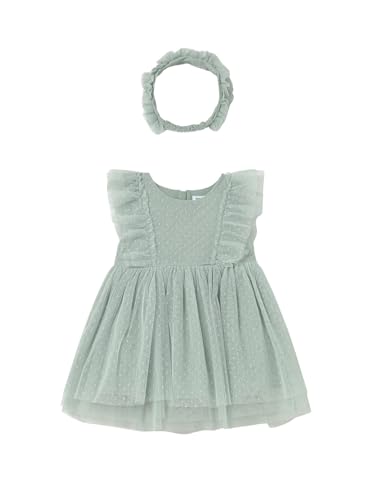Robe en tulle Mayoral lagon : le cadeau de naissance chic