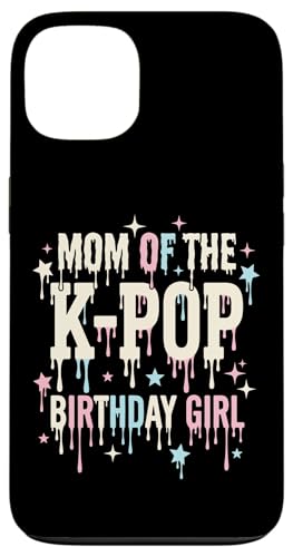 Mom of The K-POP �a���� ���̎q �؍����y �h���b�v�f�U�C�� �X�}�z�P�[�X iPhone 13 �p