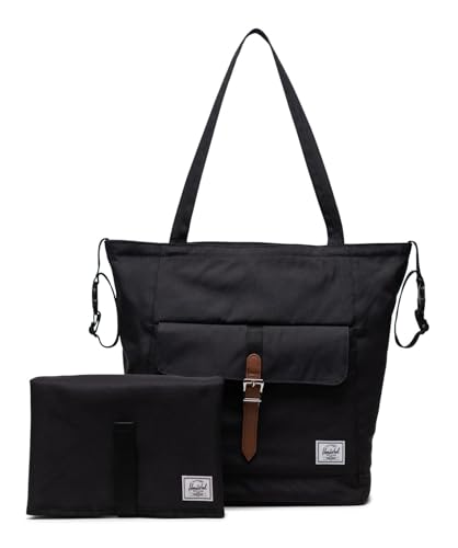 Herschel Tote Diaper Bag, Black, One Size