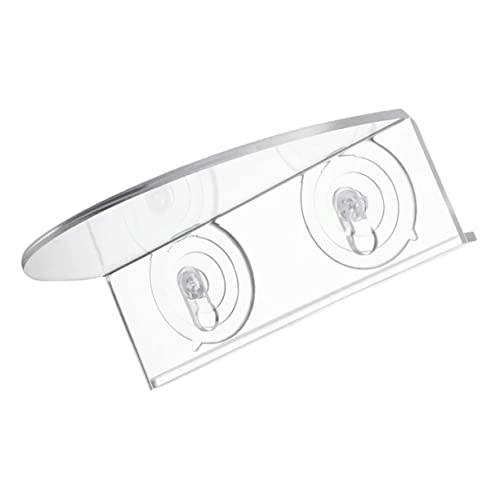 Abaodam Acrylic Wall Bonsai Rack Suction Cup Pot Display Window Flowerpot Shelf Punch- Plant Pot Holder