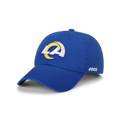 FOCO Men's Los Angeles Rams Cap NFL Logo Casual...