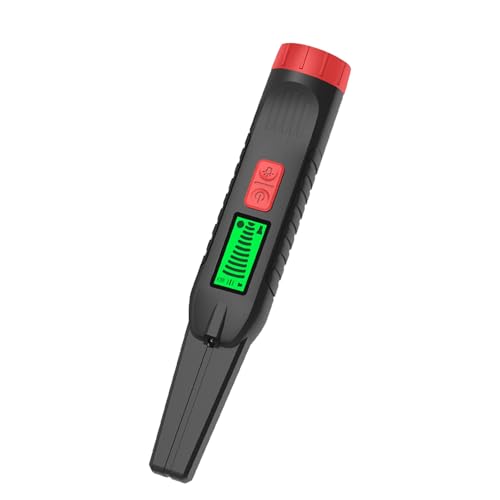 Upgraded 360 Scan Metal Detector Easy Carry Design Adjustable Sensitivity Vibration Alert for Tight Spaces Easy Carry Metal Detector