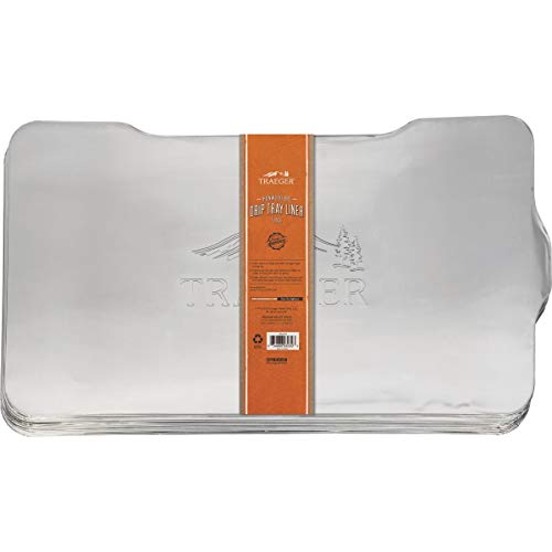 Traeger BAC521 Drip Tray Liner 5-Pack for Ironwood 885 Wood Pellet Grill and Smoker