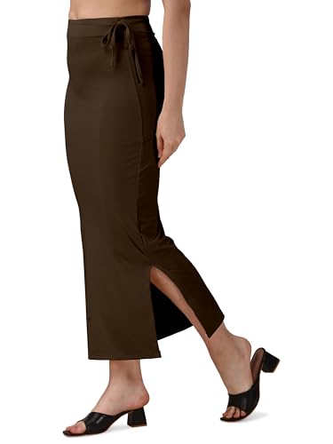 Image of Mehrang Microfiber Saree Shapewear Petticoat for Women, Cotton Blended Shape Wear Dress for Saree