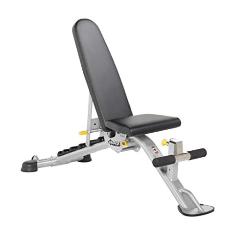 HOIST Fitness Weight Bench, 7-Position Adjustable Multi-Position Full-Body Strength Training Bench for Flat, Incline, Decline Workouts - incline weight bench adjustable for exercises - FID bench for lifting weights. Cover