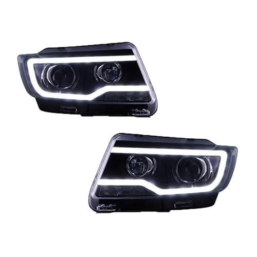 Car Headlight Compatible With Jeep Compass 2011-2016 Grand Cherokee LED Headlamps Styling Dynamic Turn Signal Lens Assembly