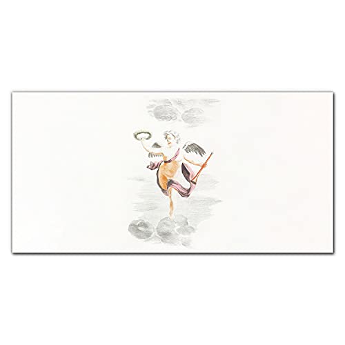 Tableau image impression anges vintage Coloray 120x60cm pour décoration murale d'intérieur