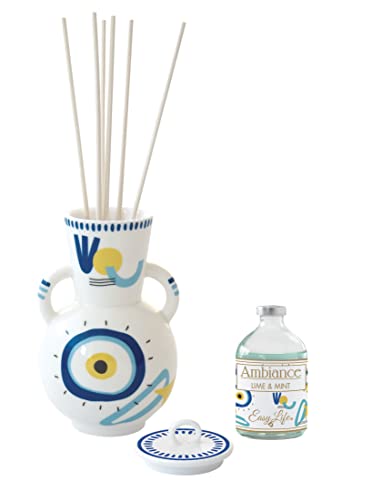 Diffuseur parfum ambiance 25cl anti odeur recharge citron vert menthe