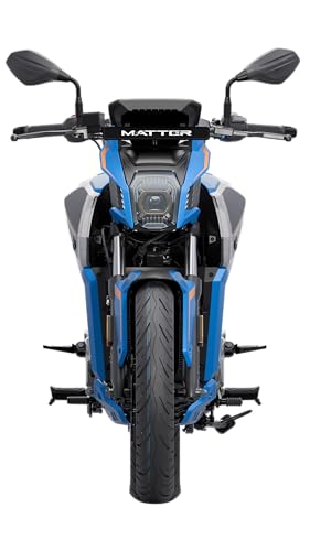 Image of Matter Aera 5000+ High Speed Electric Motorcycle /Bike Cosmic Blue with Charger Booking for Ex-Showroom